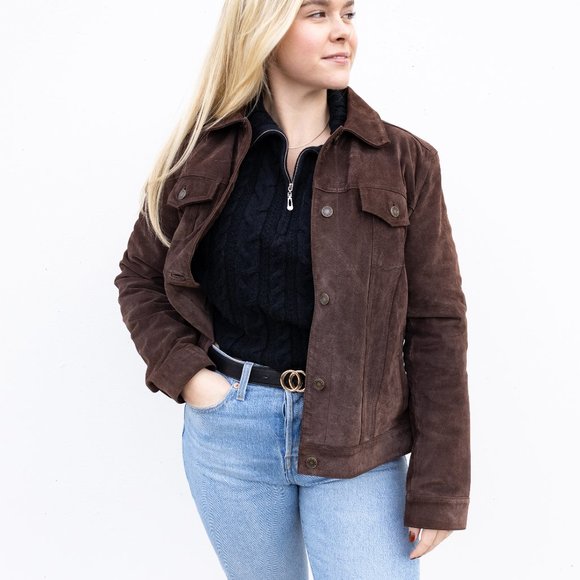 Vintage Brown Leather Jacket - Picture 2 of 7